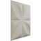 Ekena Millwork 11 7/8in. W x 11 7/8in. H Helene EnduraWall Decorative 3D Wall Panel Covers 0.98 Sq. Ft. WP12X12HEGBW - alternate 6
